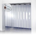 PVC Strip Curtain - Manufacturer - 3X300MM Plastic Door Curtain Factory Supply