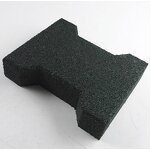 Rubber Pavers - Manufacturer - 45mm Grey Dog Bone Outdoor Playground Floor