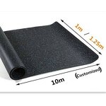 Gym Rubber Floor Mat - Manufacturer - Wear Resistant ISO Black Toxic Layer Surface