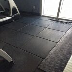 Gym Rubber Floor Mat - Manufacturer - Wear Resistant ISO Black Toxic Layer Surface