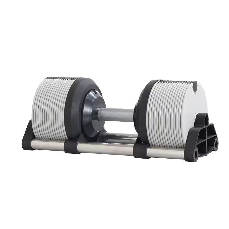 Adjustable Dumbbell Set - Manufacturer - Home Fitness 40kg with Stand 20kg Pair