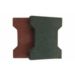 Rubber Pavers - Manufacturer - 45mm Grey Dog Bone Outdoor Playground Floor