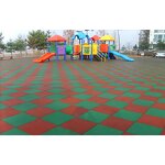 Outdoor Rubber Tile - Manufacturer - Colorful Cheap Playground Durable Floor Mat