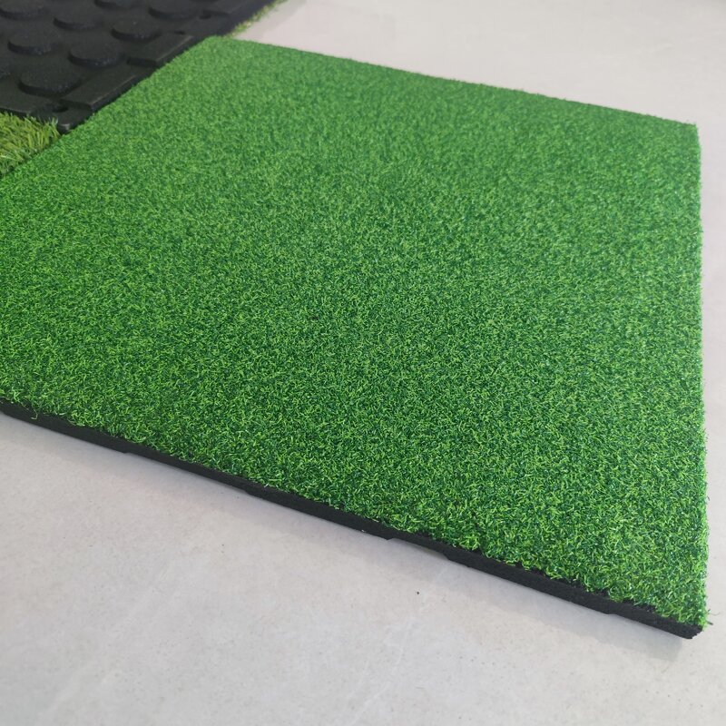 Artificial Turf - Manufacturer - 50mm Black Green Grass Fitness Room Synthetic Lawn