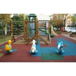 Outdoor Rubber Tile - Manufacturer - Colorful Cheap Playground Durable Floor Mat