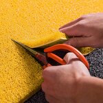 PVC Coil Mat - Manufacturer - Anti Slip Roll Loop Type Carpet Firm Backing