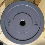 Cast Iron Weight Plates - Manufacturer - 5LB Four bar Paint Black Barbell Fitness
