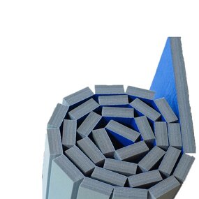 Wrestling Mat - Manufacturer - 1-5/8" Thick 6' X 36' Navy Single Roll Sport