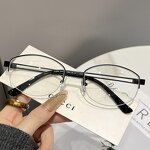 Eyeglass Frame Manufacturer - Fashionable Retro TR90 with Custom Logo Small Frame Anti-blue Light