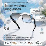 Smart Glasses Manufacturer - 2025 Trend AI for Women High Definition Nylon Lenses Automatic Bluetooth Anti-Radiation