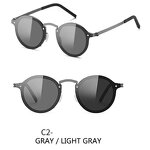 Glasses Manufacturer - Fashion Cat Eyes Retro Photochromic Light Weight Anti-Blue Frame TAC Lenses