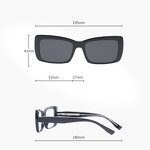 Sunglasses Manufacturer - Hot Sale Fashionable Magnetic Cat-eye Transparent Frame Anti Blue Light Polarizing