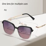 Sunglasses Manufacturer - 1.1 Aluminum Magnesium Double Bridges Magnetic Set Square Frame Polarized Anti-Radiation