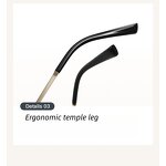 Sunglasses Manufacturer - 1.1 Aluminum Magnesium Double Bridges Magnetic Set Square Frame Polarized Anti-Radiation