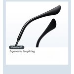 Sunglasses Manufacturer - Best Selling 1.1 Folding Magnetic Sleeve Block Blue Light Clip on Polarized