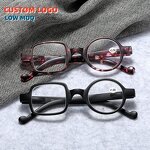 Reading Glasses Manufacturer - 2025 Stylish Colorful Cartoon Small Square Anti-Blue Light for Women