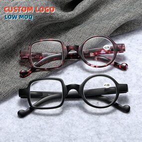 Reading Glasses Manufacturer - 2025 Stylish Colorful Cartoon Small Square Anti-Blue Light for Women
