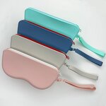 Case Manufacturer - Wholesale Customized Logo PU Leather Classical Oblique Flap Pocket for Glasses Knife