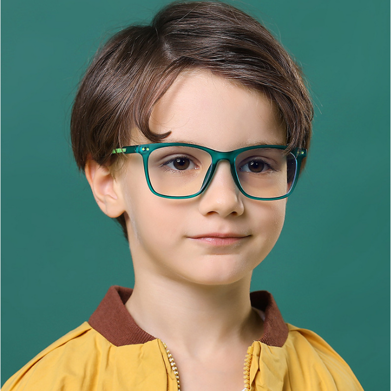 Kids Eyeglasses Manufacturer - TR90 Round Frame Anti-Radiation Anti Blue Light