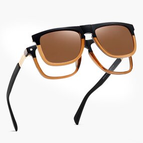 Glasses Manufacturer - 2025 New 5 in 1 Magnet Eyeglasses Frames Interchange Lenses Magnetic Polarized Clip on