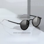 Glasses Manufacturer - Fashion Cat Eyes Retro Photochromic Light Weight Anti-Blue Frame TAC Lenses