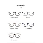 Eyeglass Frame Manufacturer - Unisex Light TR90 Oversized Double Bridge Blue Light Frame