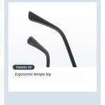 Sunglasses Manufacturer - Customizable 1.1 Metal Three-in-One Square Frame Magnetic Durable Double Bridges