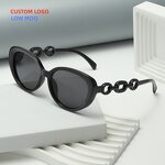 Sunglasses Manufacturer - Women Cat Eye Vintage Small Round Frame with UV Protection for Outdoor