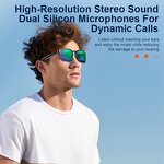 Smart Sunglasses Manufacturer - A17 AI Translation Large-Frame Color-Changing Stainless Steel Audio