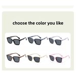 Kids Sunglasses Manufacturer - Colorful Square Frame with Custom Logo Twisted Leg Design for Children