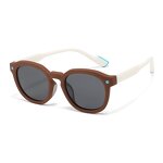 Kids Sunglasses Manufacturer - Trendy Oval Flexible TPEE Frame Polarized with UV400 for Eye Protection