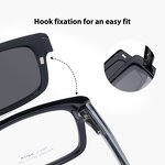 Sunglasses Manufacturer - Hot Sale Fashionable Magnetic Cat-eye Transparent Frame Anti Blue Light Polarizing