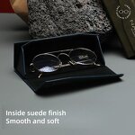 Glasses Case Manufacturer - Factory Supply Slim Hard Metal Magnetic Foldable PU Storage Box