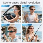 Smart Glasses Manufacturer - 2025 Trend AI for Women High Definition Nylon Lenses Automatic Bluetooth Anti-Radiation