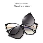 Sunglasses Manufacturer - 2022 Women Fashion Anti Blue Light Polarized Clip on