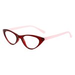 Reading Glasses Manufacturer - Wholesale Retro Vintage Blue Light Blocking with Red or Yellow Frame for Men Women