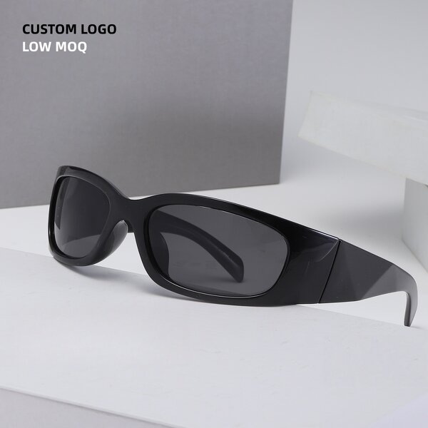 Sunglasses Manufacturer - Trendy Futuristic Oval with Custom Logo & UV Protection for Unisex