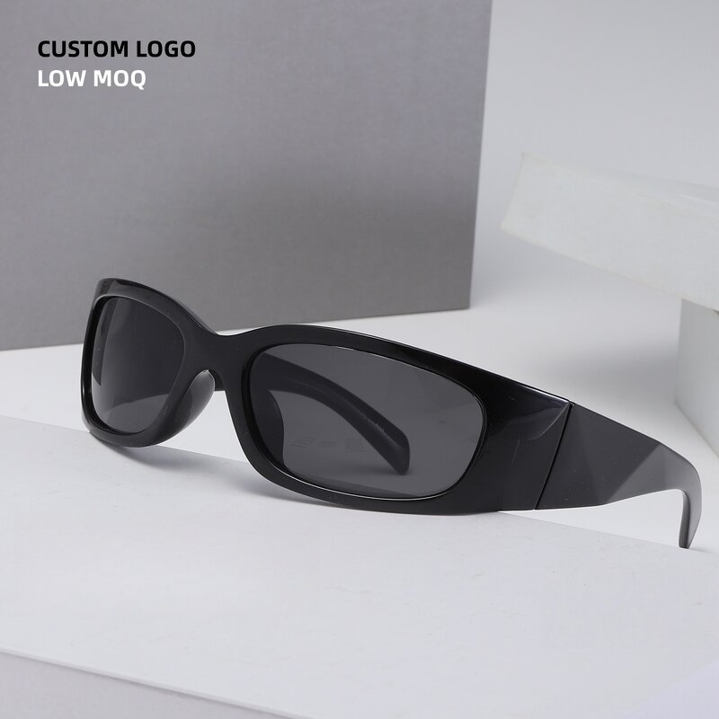 Sunglasses Manufacturer - Trendy Futuristic Oval with Custom Logo & UV Protection for Unisex