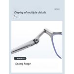 Sunglasses Manufacturer - 2025 Trending Men's Polarized Night Vision 1.1 Folding Magnetic Set Square Clip Anti-Radiation