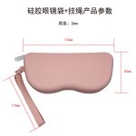 Case Manufacturer - Wholesale Customized Logo PU Leather Classical Oblique Flap Pocket for Glasses Knife