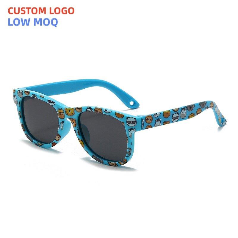 Kids Sunglasses Manufacturer - Cartoon Print Polarized with Custom Logo TAC Lens for Travel