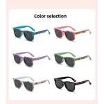 Kids Sunglasses Manufacturer - Cartoon Print Polarized with Custom Logo TAC Lens for Travel