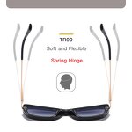 Glasses Manufacturer - Hot Sale Retro Metal Cat Eye Photochromic Blue Light Blocking Fashionable