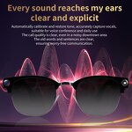 Smart Glasses Manufacturer - 2026 New Fashion Lightweight UV400 Polarized Waterproof Metal Frame