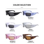 Sunglasses Manufacturer - Trendy Futuristic Oval with Custom Logo & UV Protection for Unisex