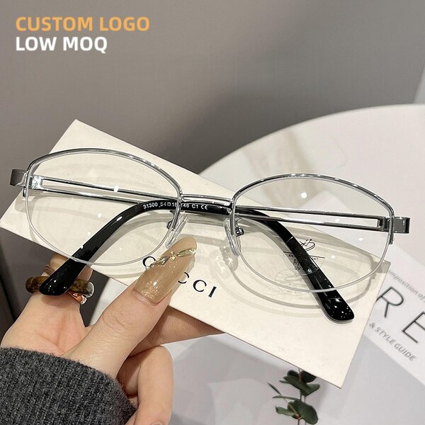 Eyeglass Frame Manufacturer - Fashionable Retro TR90 with Custom Logo Small Frame Anti-blue Light