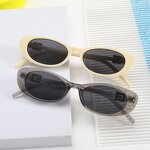 Sunglasses Manufacturer - Retro Oval Narrow Frame with Custom Logo for Outdoor Vacation