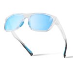 Sunglasses Manufacturer - Gafas Deportivas Transparent Square Frame UV400 Protection Sports Polarized