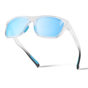 Sunglasses Manufacturer - Gafas Deportivas Transparent Square Frame UV400 Protection Sports Polarized