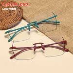 Reading Glasses Manufacturer - New Fashion Full Frame Portable Square Folding Anti-Blue Ray & Anti-Fatigue